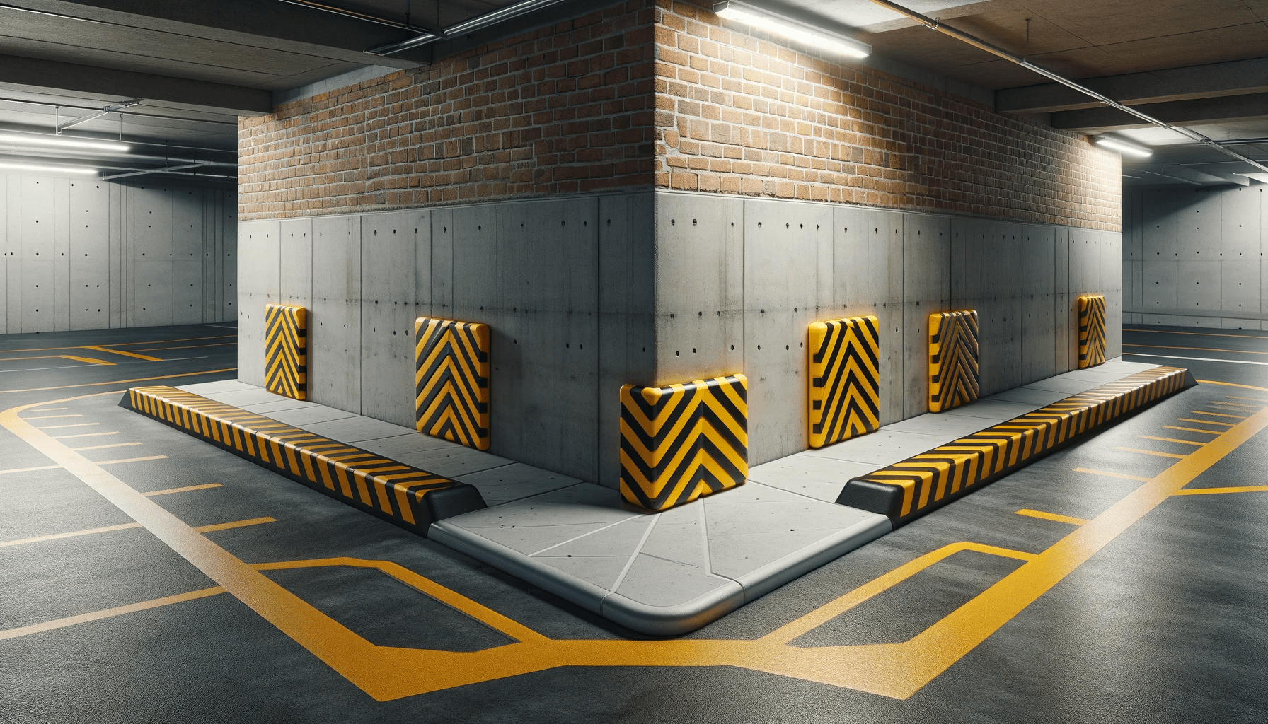 DALL·E-2024-01-17-12.10.36-A-realistic-image-of-an-underground-parking-lot-corner-with-safety-features.-The-image-shows-a-concrete-and-brick-wall-corner-with-three-yellow-and-bl-8593434 dall%c2%b7e-2024-01-17-12-10-36-a-realistic-image-of-an-underground-parking-lot-corner-with-safety-features-the-image-shows-a-concrete-and-brick-wall-corner-with-three-yellow-and-bl-8593434