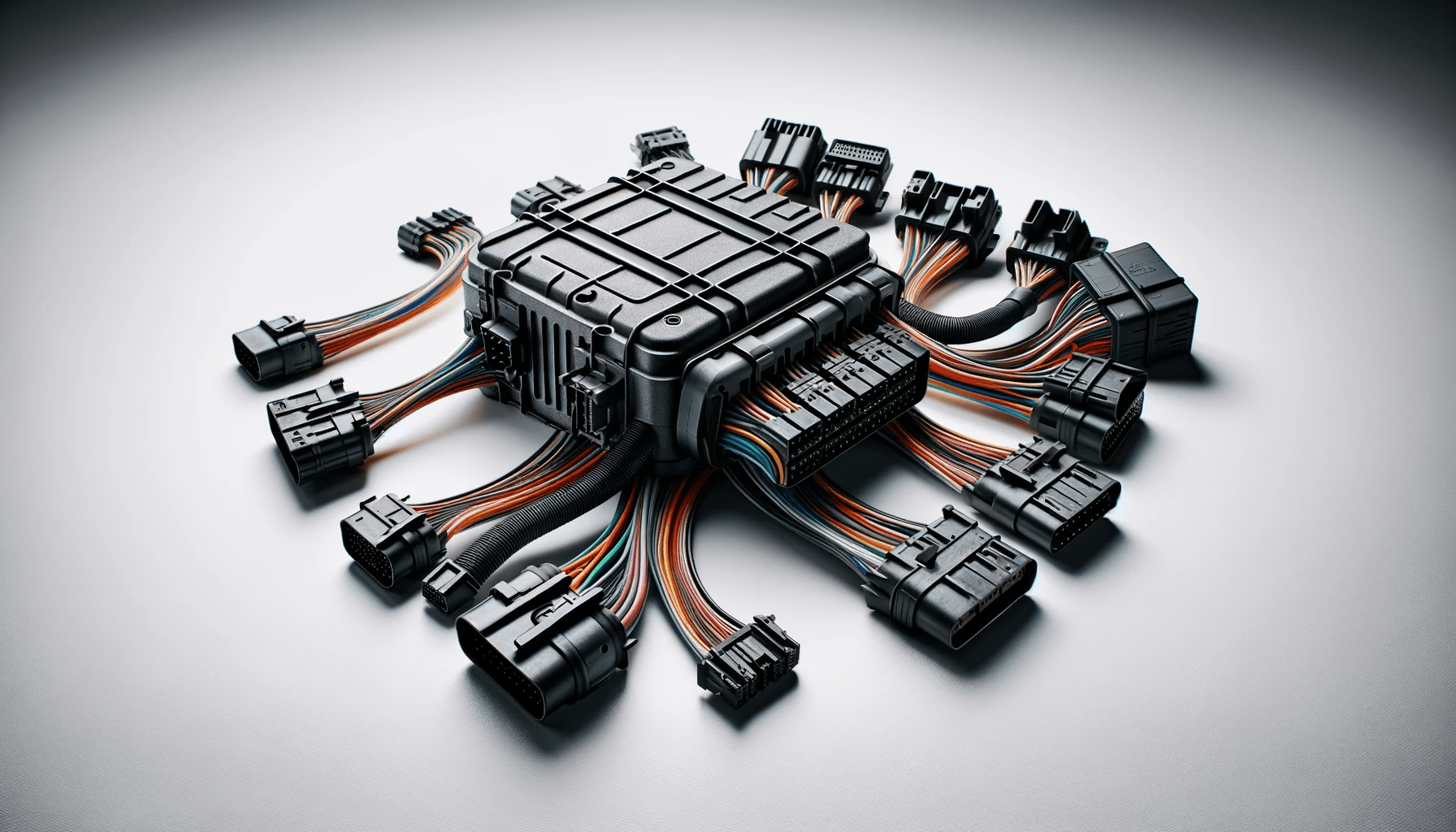 dall%c2%b7e-2024-01-17-12-25-12-a-detailed-image-of-a-car-electronic-control-unit-ecu-and-its-wire-harness-connectors-the-ecu-box-is-black-rectangular-and-has-multiple-connectio-2856764