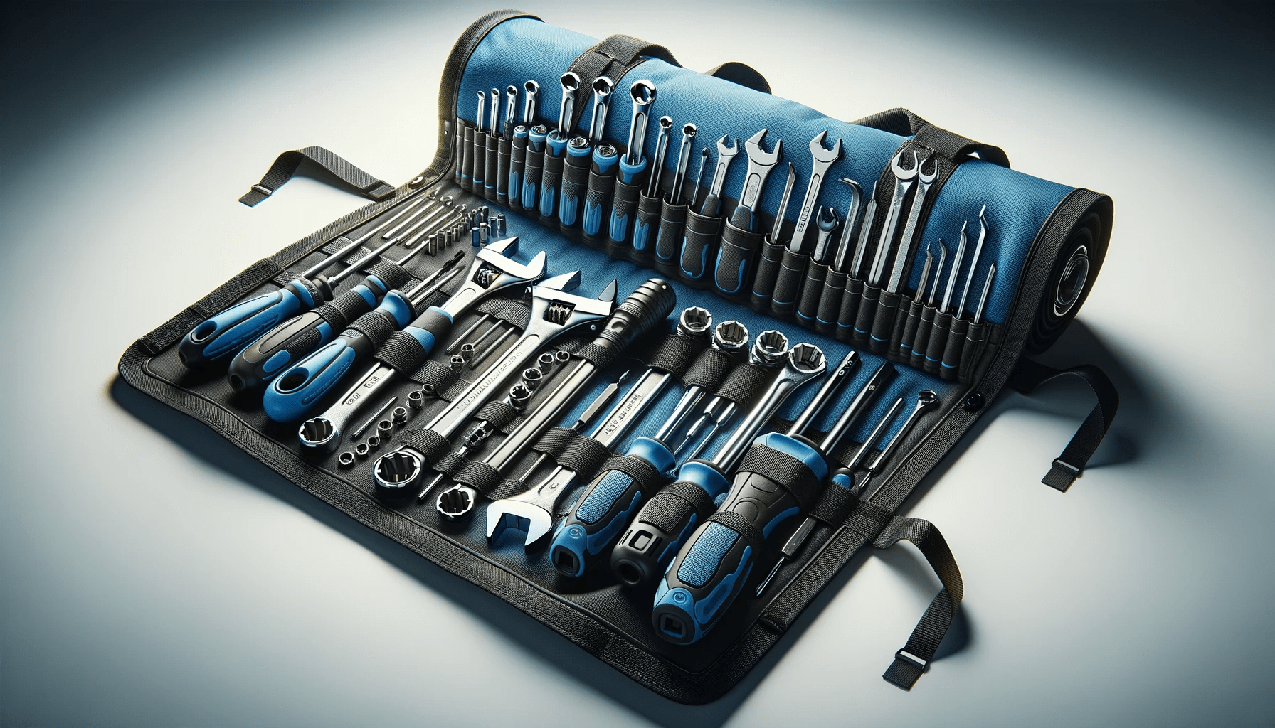 dall%c2%b7e-2024-01-17-13-33-21-an-open-tool-roll-bag-laid-out-on-a-flat-surface-displaying-a-variety-of-tools-the-tools-include-a-set-of-wrenches-screwdrivers-hex-keys-bits-and-4997540
