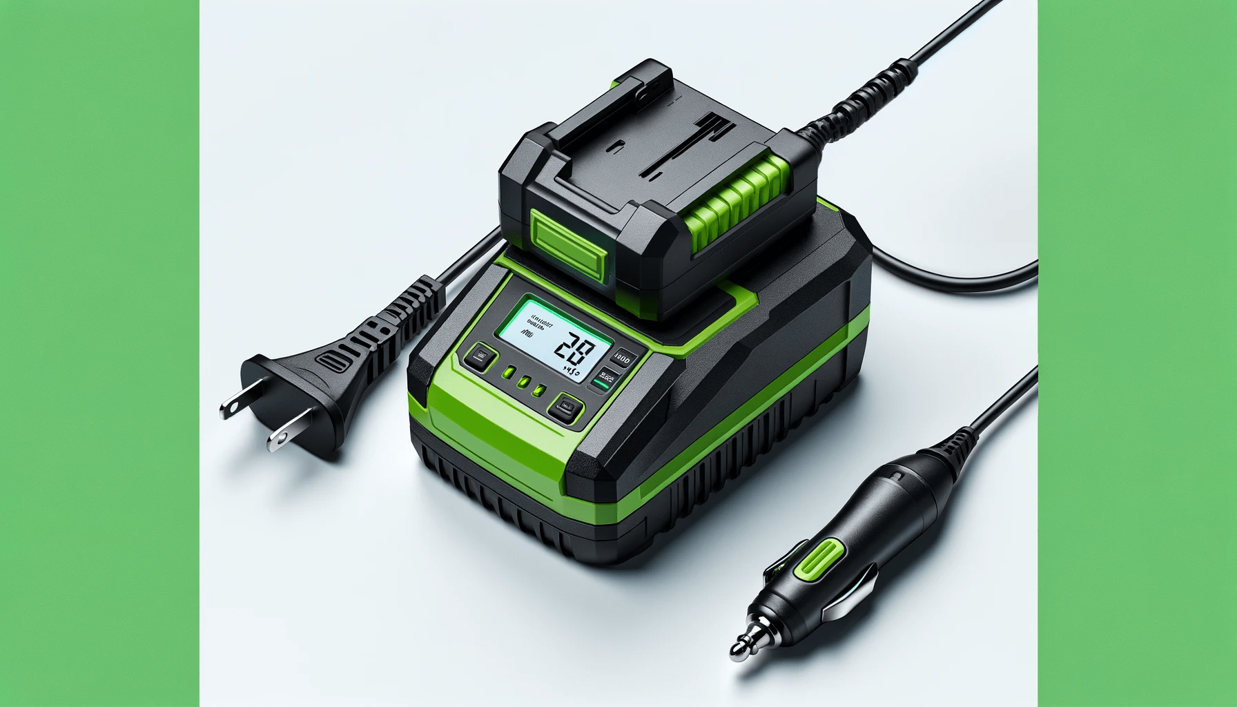 dall%c2%b7e-2024-01-17-14-41-59-a-compact-and-portable-battery-charger-for-power-tools-with-a-black-and-bright-green-color-scheme-the-charger-has-a-digital-display-with-indicator-l-7942119