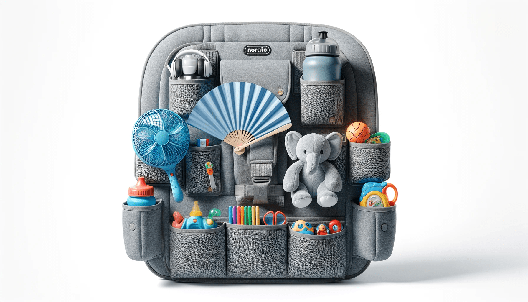 dall%c2%b7e-2024-01-17-17-49-17-a-high-definition-16_9-photograph-of-a-car-seat-organizer-hanging-on-the-back-of-a-car-seat-filled-with-various-childrens-items-the-organizer-is-ma-5742921