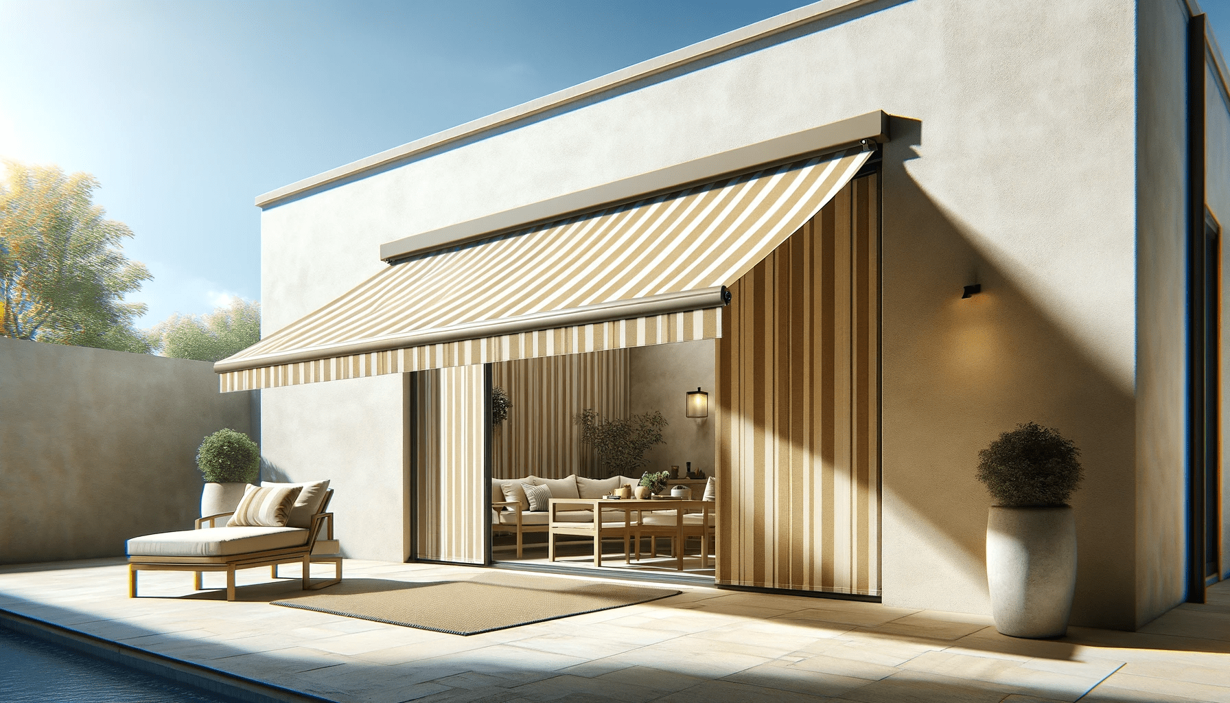 dall%c2%b7e-2024-01-19-13-44-35-a-horizontal-view-of-an-elegant-beige-and-brown-striped-retractable-awning-extending-from-a-pale-stucco-wall-the-awning-is-open-to-provide-shade-over-5004421