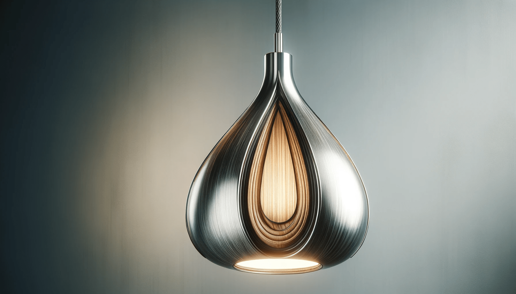 dall%c2%b7e-2024-01-20-13-14-07-a-wide-horizontal-image-of-a-modern-pendant-light-featuring-a-polished-silver-teardrop-design-with-a-center-band-textured-to-resemble-wood-grain-the-1534232