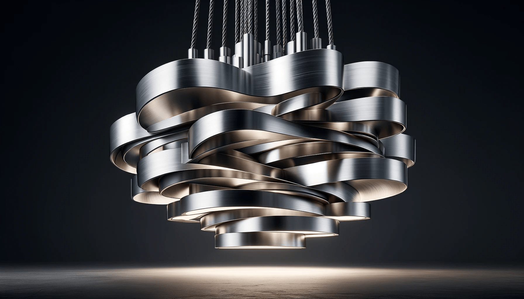 dall%c2%b7e-2024-01-20-18-36-55-a-wide-horizontal-image-of-a-sculptural-modern-metal-pendant-light-consisting-of-stacked-metallic-elements-with-a-brushed-finish-the-design-is-sleek-8348940