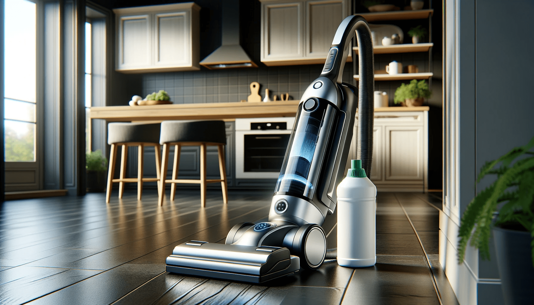 dall%c2%b7e-2024-01-22-11-54-53-an-indoor-high-definition-16_9-ratio-photograph-of-a-sleek-modern-cordless-vacuum-cleaner-standing-on-a-dark-tiled-floor-the-vacuum-cleaner-has-a-si-1630715