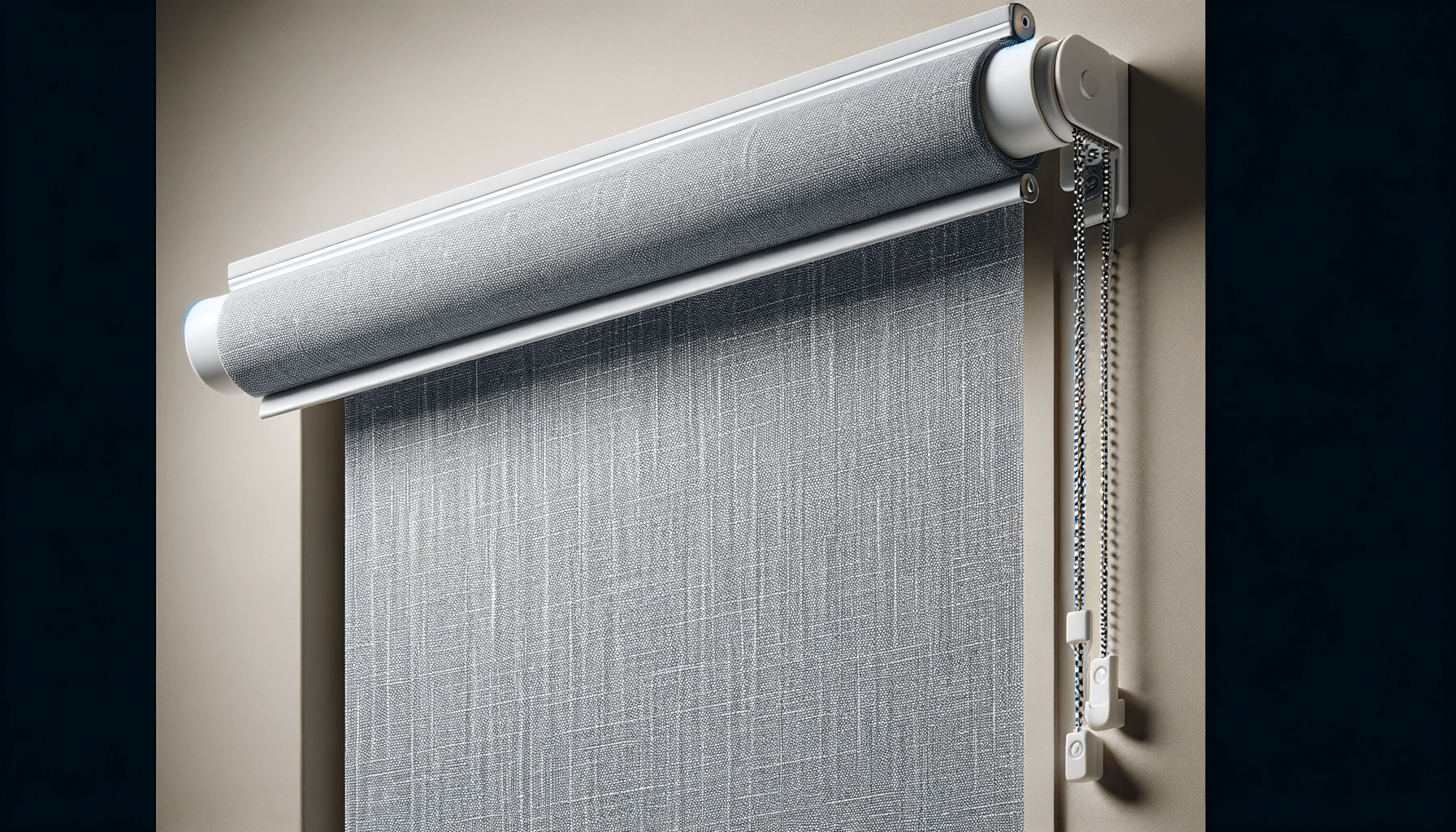 dall%c2%b7e-2024-01-22-21-26-14-a-close-up-image-of-a-modern-gray-roller-blind-in-a-fully-extended-position-against-a-neutral-colored-wall-the-blind-has-a-textured-fabric-with-a-f-8524386