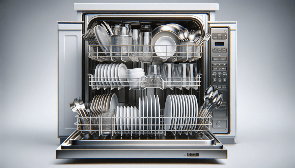 dall%c2%b7e-2024-01-23-07-35-07-a-realistic-3d-illustration-of-an-open-dishwasher-full-of-clean-dishes-inside-the-dishwasher-there-are-three-racks-visible-the-top-rack-contains-ne-7978095