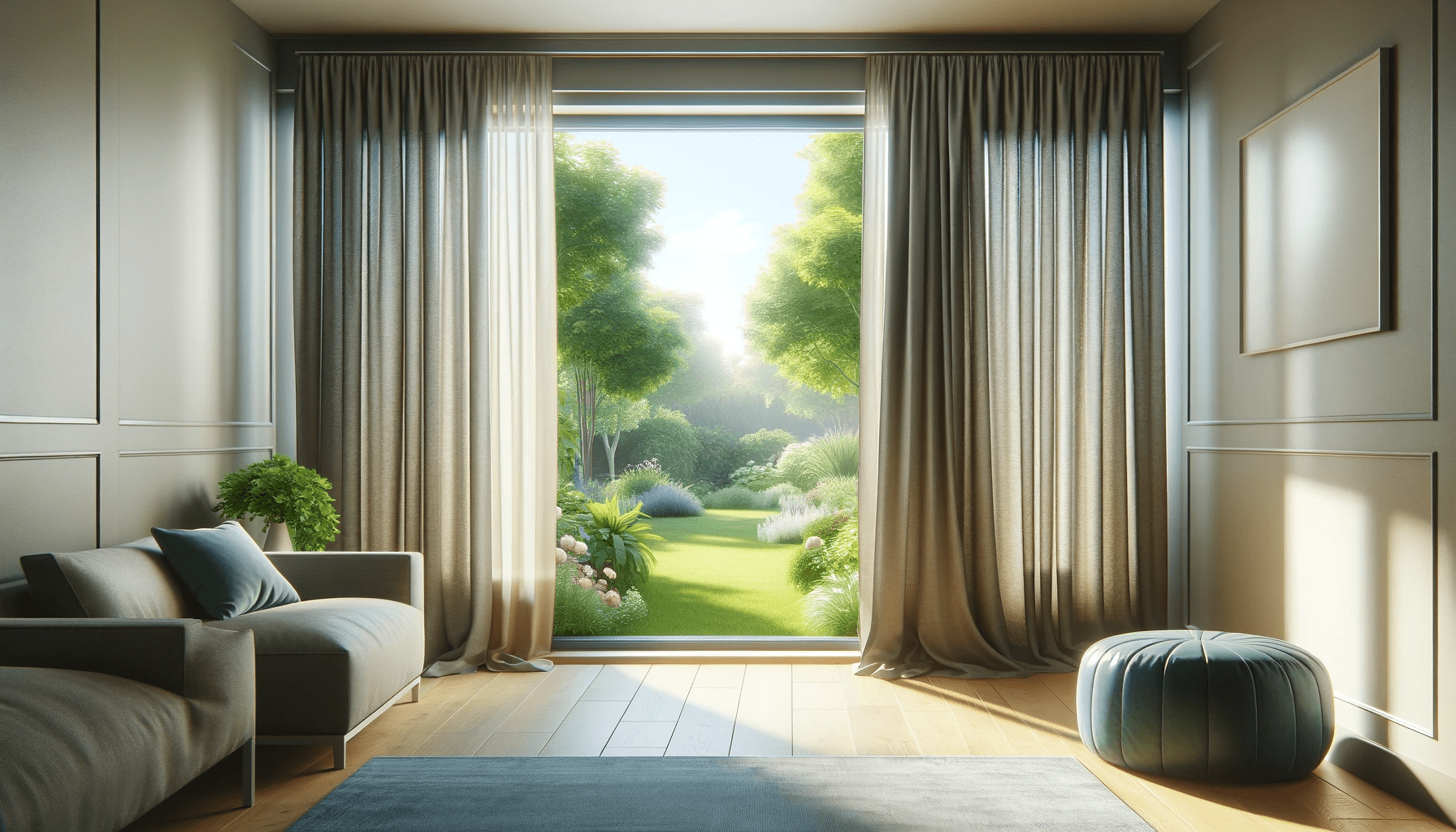 dall%c2%b7e-2024-01-23-10-36-43-a-16_9-full-hd-image-of-a-bright-room-with-a-large-window-leading-to-a-lush-garden-the-window-is-framed-by-thick-taupe-colored-curtains-that-are-ope-6354031