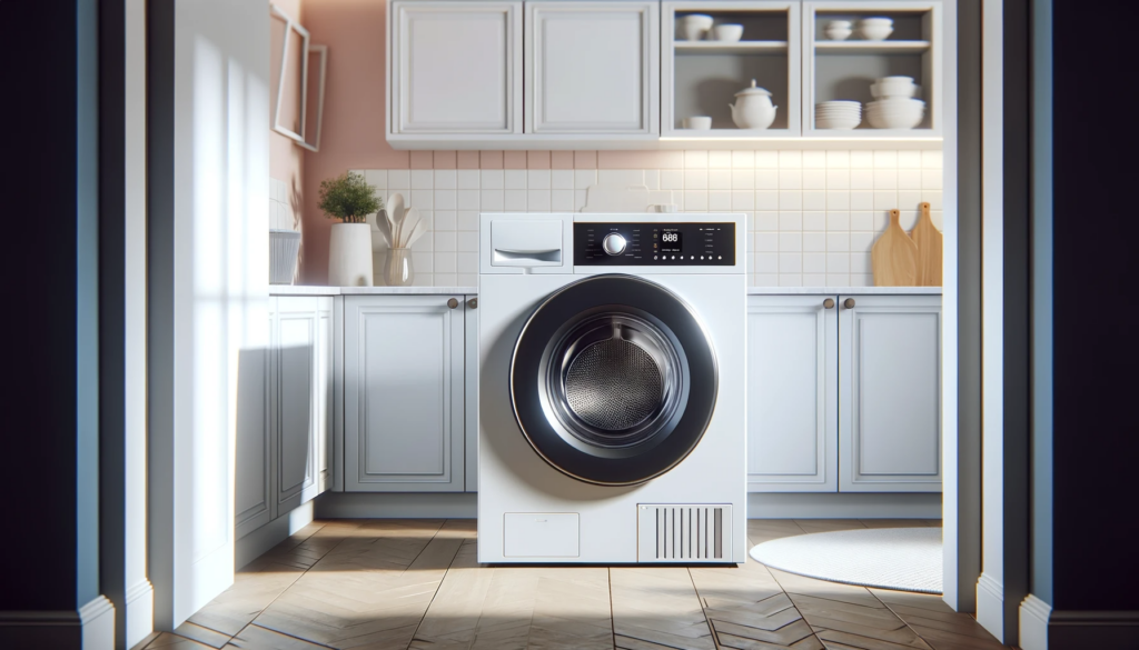 dall%c2%b7e-2024-01-23-14-08-05-a-modern-heat-pump-dryer-in-a-domestic-setting-with-a-16_9-ratio-full-hd-resolution-the-dryer-is-white-with-a-large-black-circular-door-the-front-pa-7500753