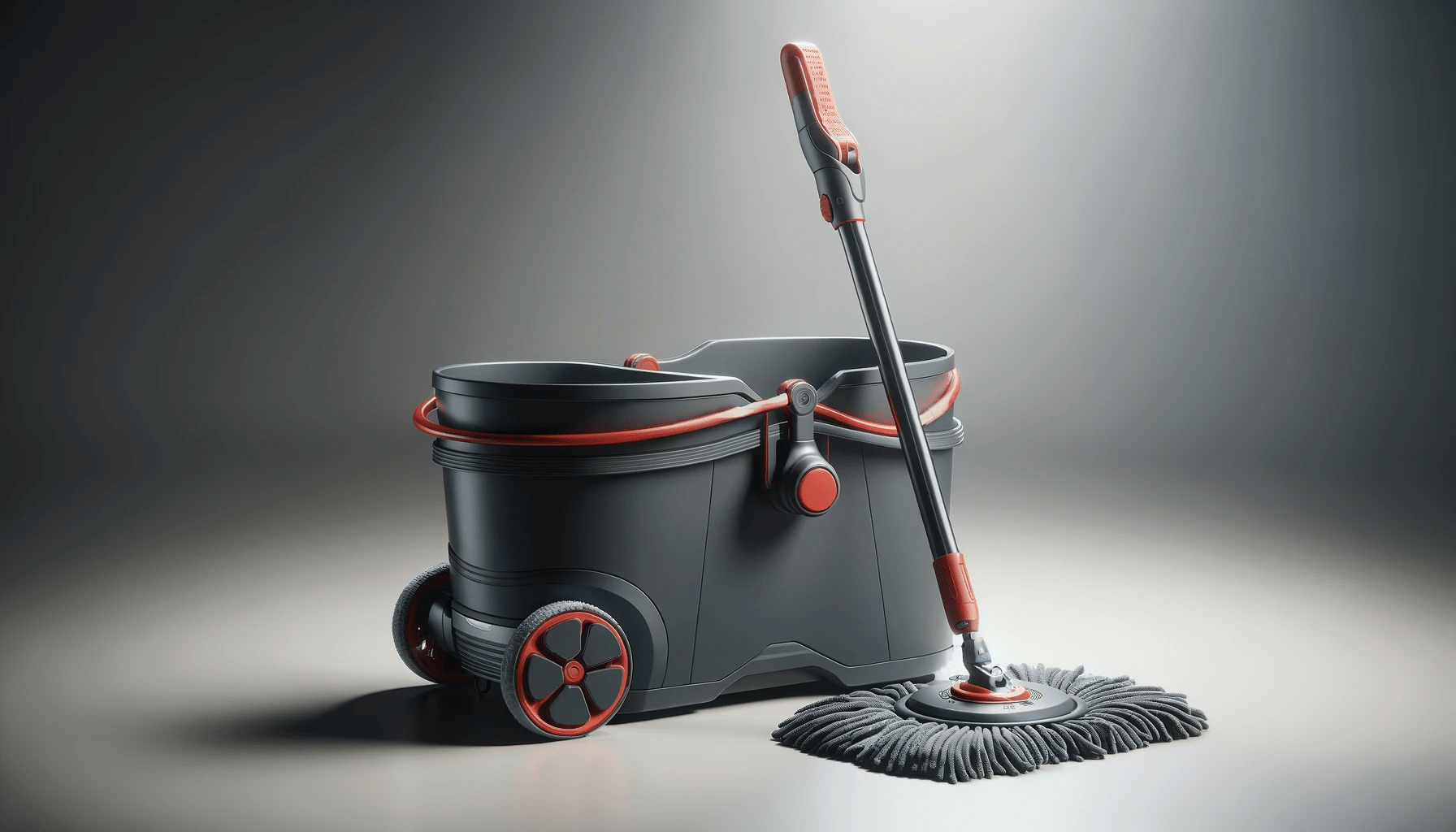 dall%c2%b7e-2024-01-25-11-42-38-a-photorealistic-image-of-a-modern-floor-cleaning-mop-and-bucket-set-the-bucket-is-dark-grey-with-a-vibrant-red-mop-wringer-attachment-for-a-rotary-s-8602460