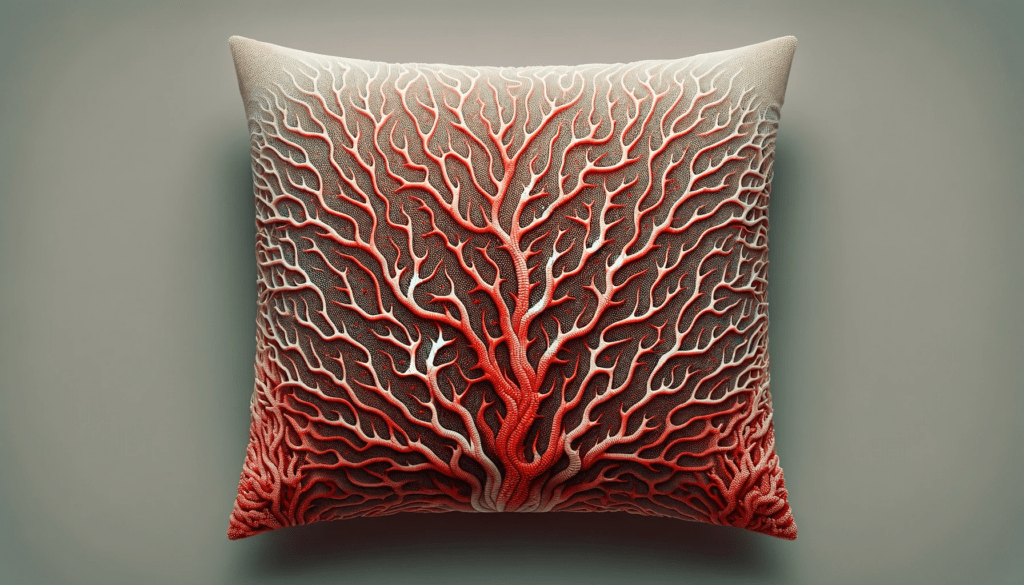 dall%c2%b7e-2024-01-25-19-27-39-a-16_9-ratio-image-depicting-a-square-pillow-with-a-complex-pattern-the-pillow-has-a-coral-like-pattern-in-vibrant-red-color-sprawling-across-its-sur-8701114