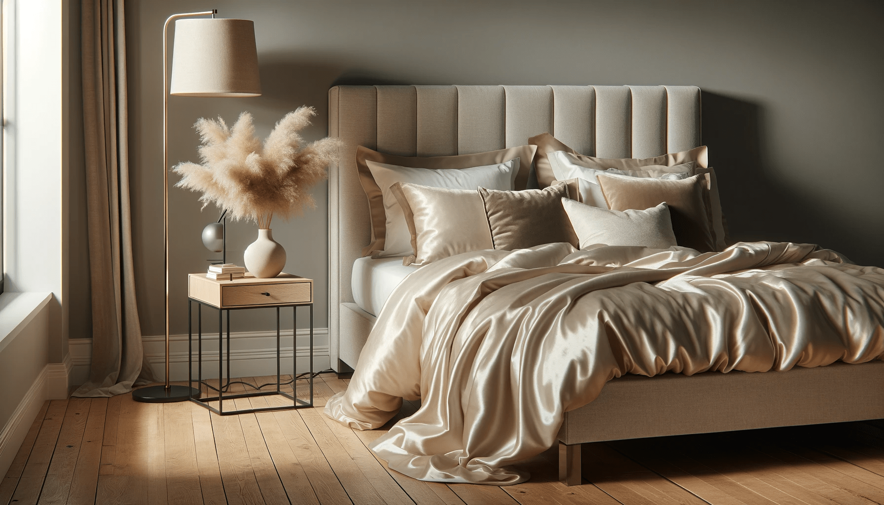 dall%c2%b7e-2024-01-26-11-03-16-create-a-wide-16_9-ratio-image-of-a-cozy-and-stylish-bedroom-interior-feature-a-bed-with-a-beige-upholstered-headboard-and-a-satin-champagne-colored-4908812