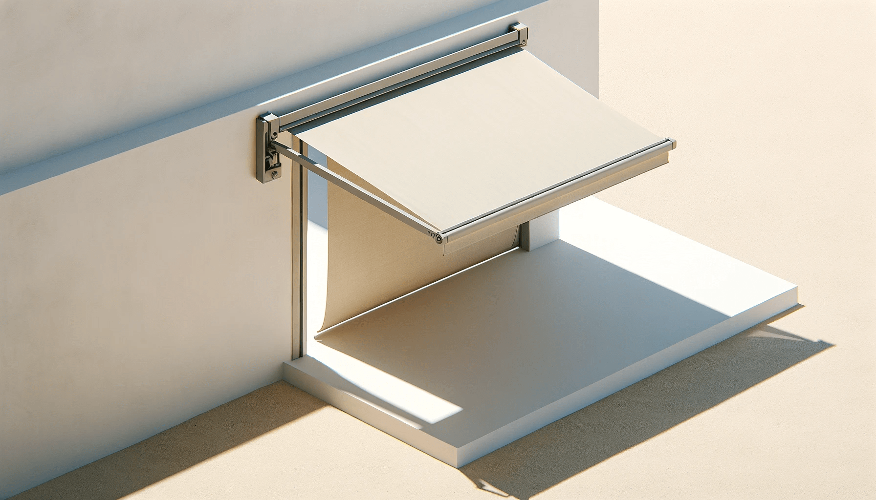 dall%c2%b7e-2024-01-26-12-09-31-a-minimalist-modern-outdoor-scene-focusing-on-a-beige-retractable-awning-attached-to-a-white-wall-the-awning-fabric-has-a-smooth-texture-and-is-part-3795188