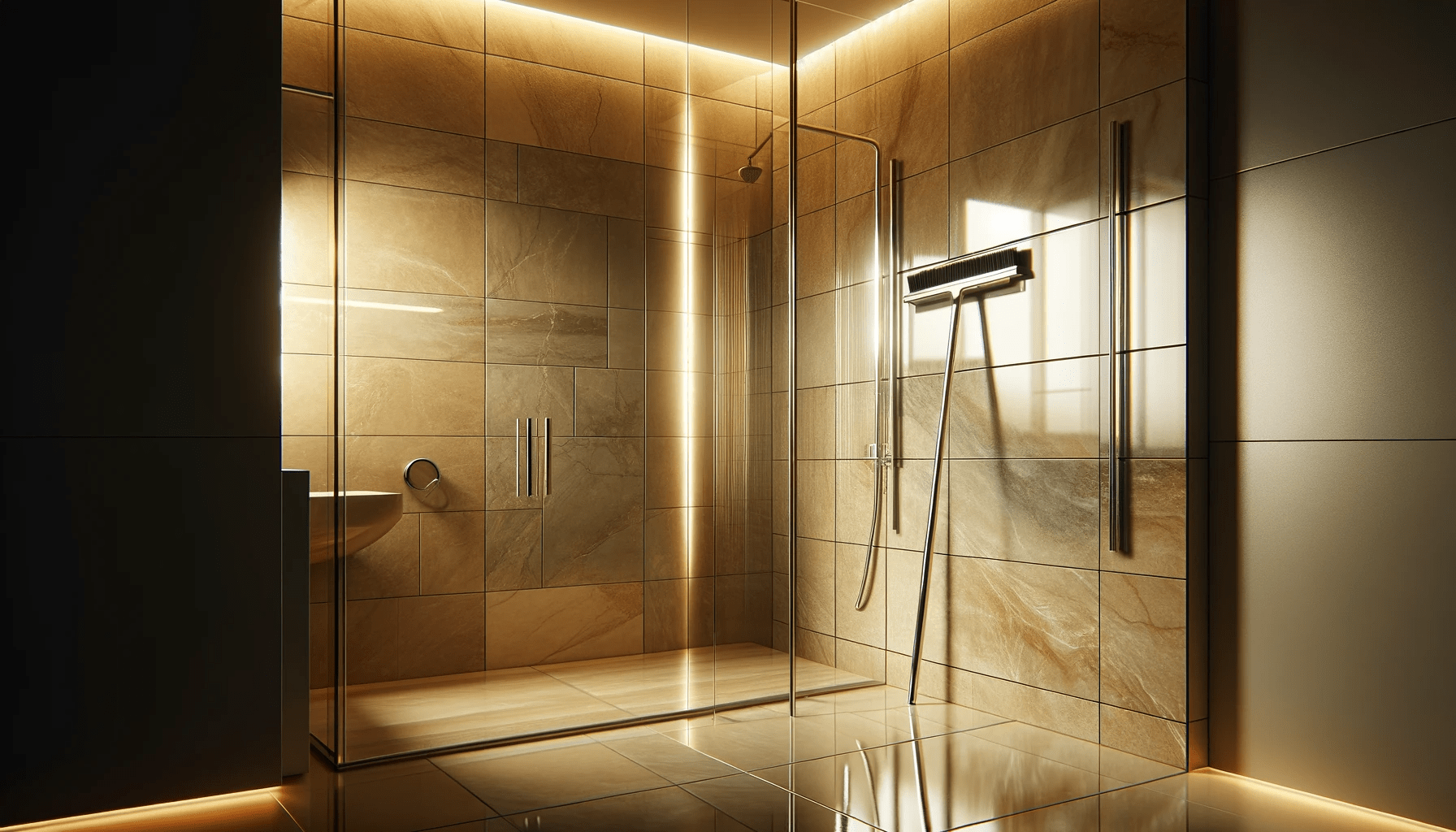 dall%c2%b7e-2024-01-26-12-55-29-a-horizontal-view-of-a-contemporary-bathroom-segment-featuring-a-wall-covered-with-large-glossy-beige-tiles-that-subtly-reflect-the-warm-light-a-sle-9738911