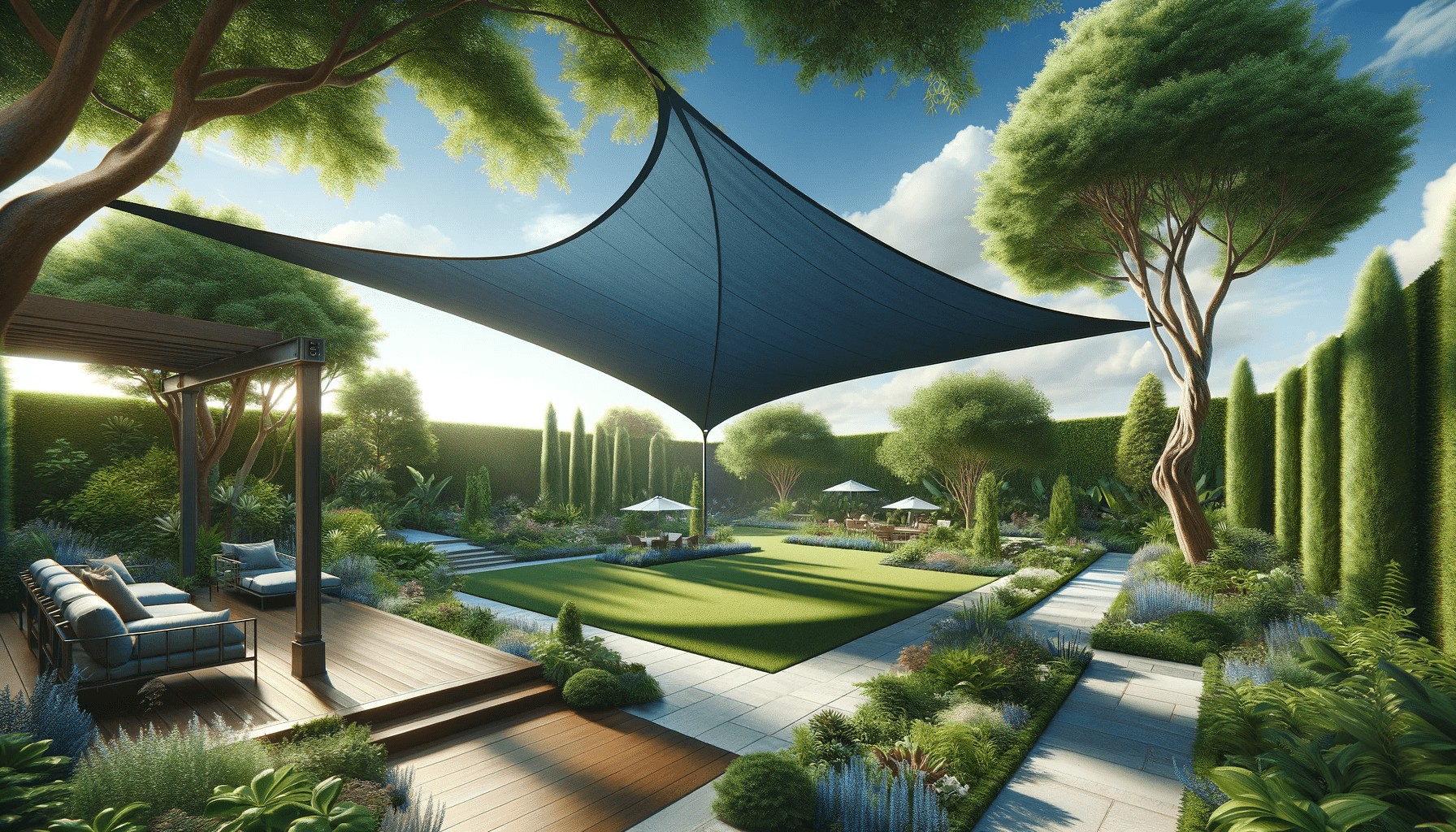 DALL·E-2024-01-31-12.27.37-Create-a-high-definition-wide-angle-horizontal-image-of-an-outdoor-garden-setting-with-a-large-triangular-navy-blue-shade-sail-stretched-between-a-w-1951768 dall%c2%b7e-2024-01-31-12-27-37-create-a-high-definition-wide-angle-horizontal-image-of-an-outdoor-garden-setting-with-a-large-triangular-navy-blue-shade-sail-stretched-between-a-w-1951768