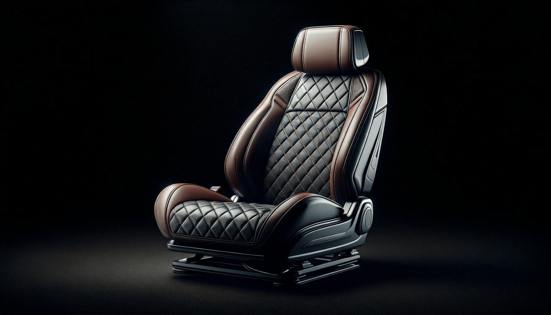 dall%c2%b7e-2024-01-31-13-17-37-create-a-realistic-image-of-a-modern-car-seat-isolated-on-a-solid-black-background-the-seat-should-be-designed-with-a-quilted-diamond-pattern-in-a-da-4894526