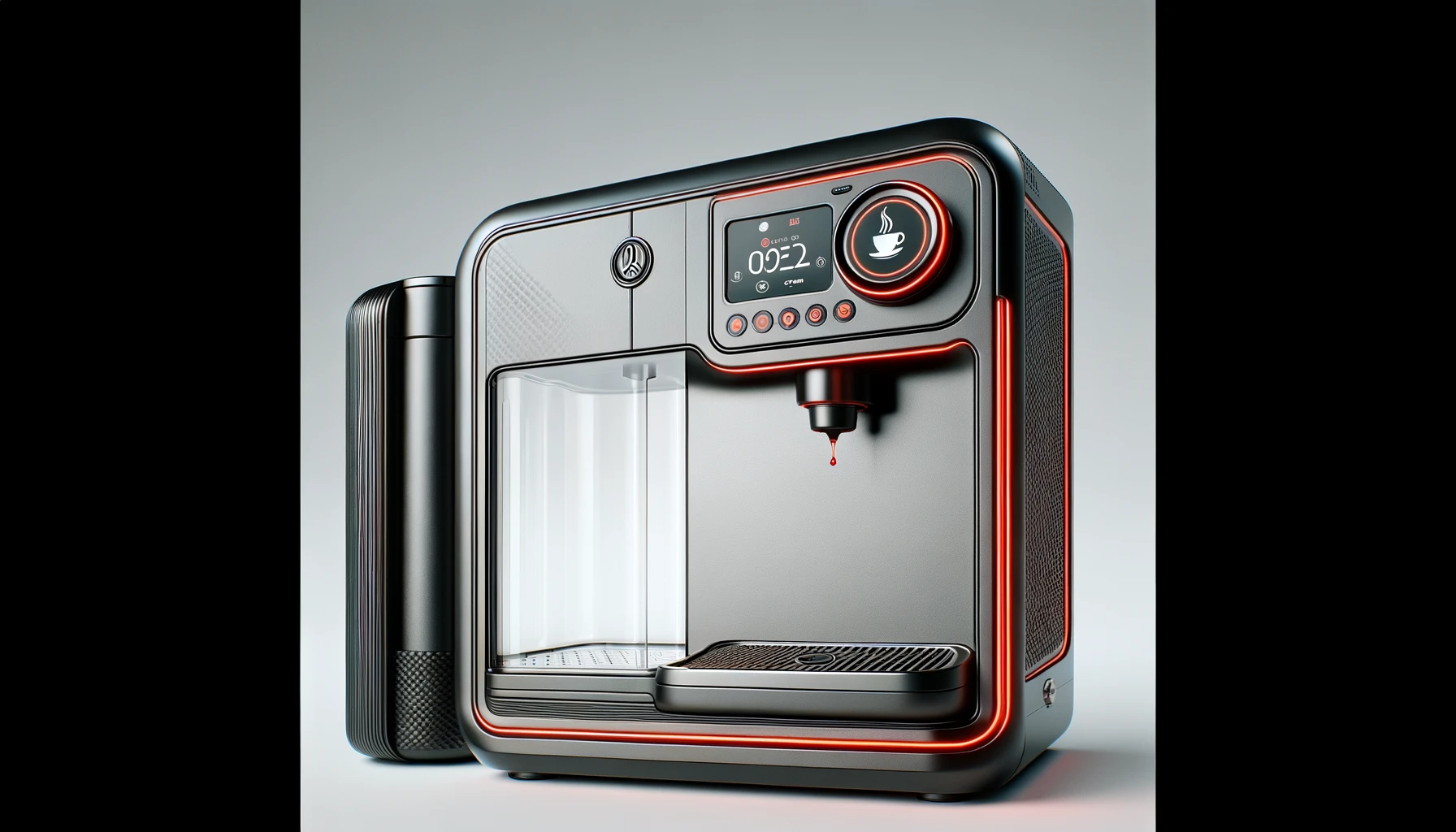 dall%c2%b7e-2024-02-01-10-48-07-create-a-16_9-full-hd-image-of-a-modern-compact-coffee-machine-the-machine-has-a-sleek-black-body-with-textured-patterns-and-vibrant-red-accents-it-1496661