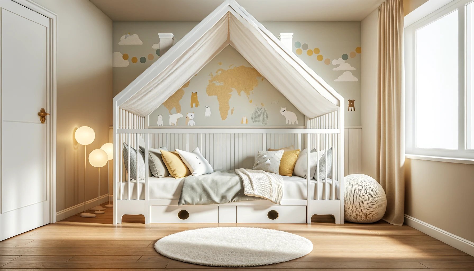 dall%c2%b7e-2024-02-02-14-23-13-create-a-wide-angle-horizontal-image-of-a-cozy-childrens-bedroom-the-room-features-a-white-house-shaped-bed-frame-with-a-pitched-roof-design-detai-2015031
