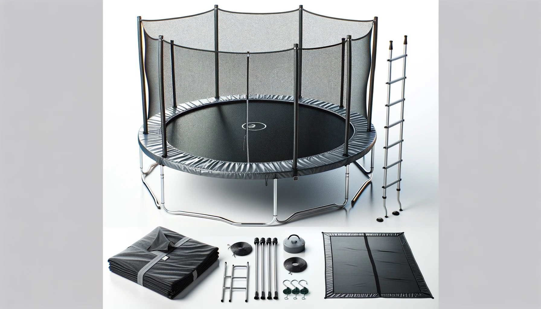 dall%c2%b7e-2024-02-04-17-29-33-a-collage-of-five-images-featuring-outdoor-trampoline-equipment-on-a-white-background-the-main-image-is-a-realistic-photo-of-a-circular-trampoline-wi-8011402