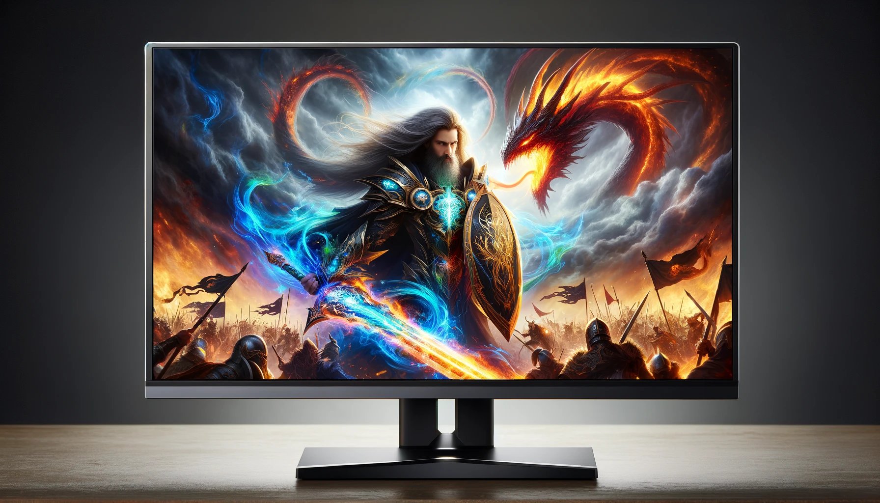DALL·E-2024-02-05-10.41.54-Create-an-image-of-a-modern-gaming-monitor-in-a-16_9-aspect-ratio-showcasing-a-vibrant-fantasy-themed-wallpaper.-The-wallpaper-features-a-heroic-figur-7493329 dall%c2%b7e-2024-02-05-10-41-54-create-an-image-of-a-modern-gaming-monitor-in-a-16_9-aspect-ratio-showcasing-a-vibrant-fantasy-themed-wallpaper-the-wallpaper-features-a-heroic-figur-7493329