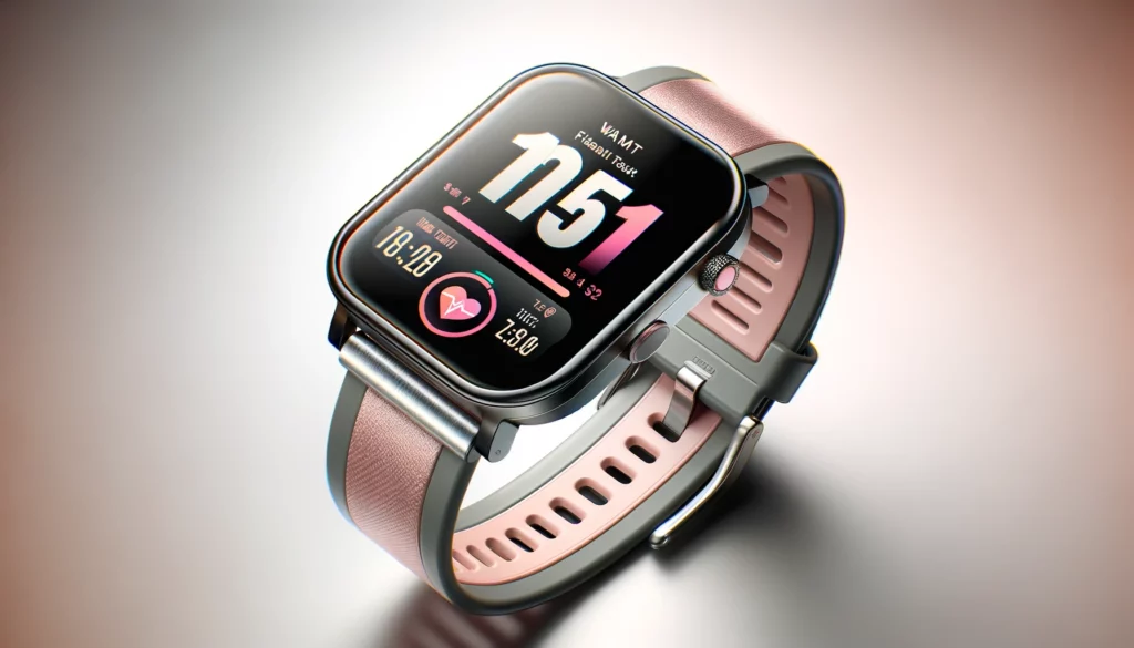 dall%c2%b7e-2024-02-05-16-23-28-a-modern-smartwatch-with-a-rectangular-digital-display-showing-health-and-fitness-tracking-information-the-screen-shows-the-current-time-heart-rate-6396293