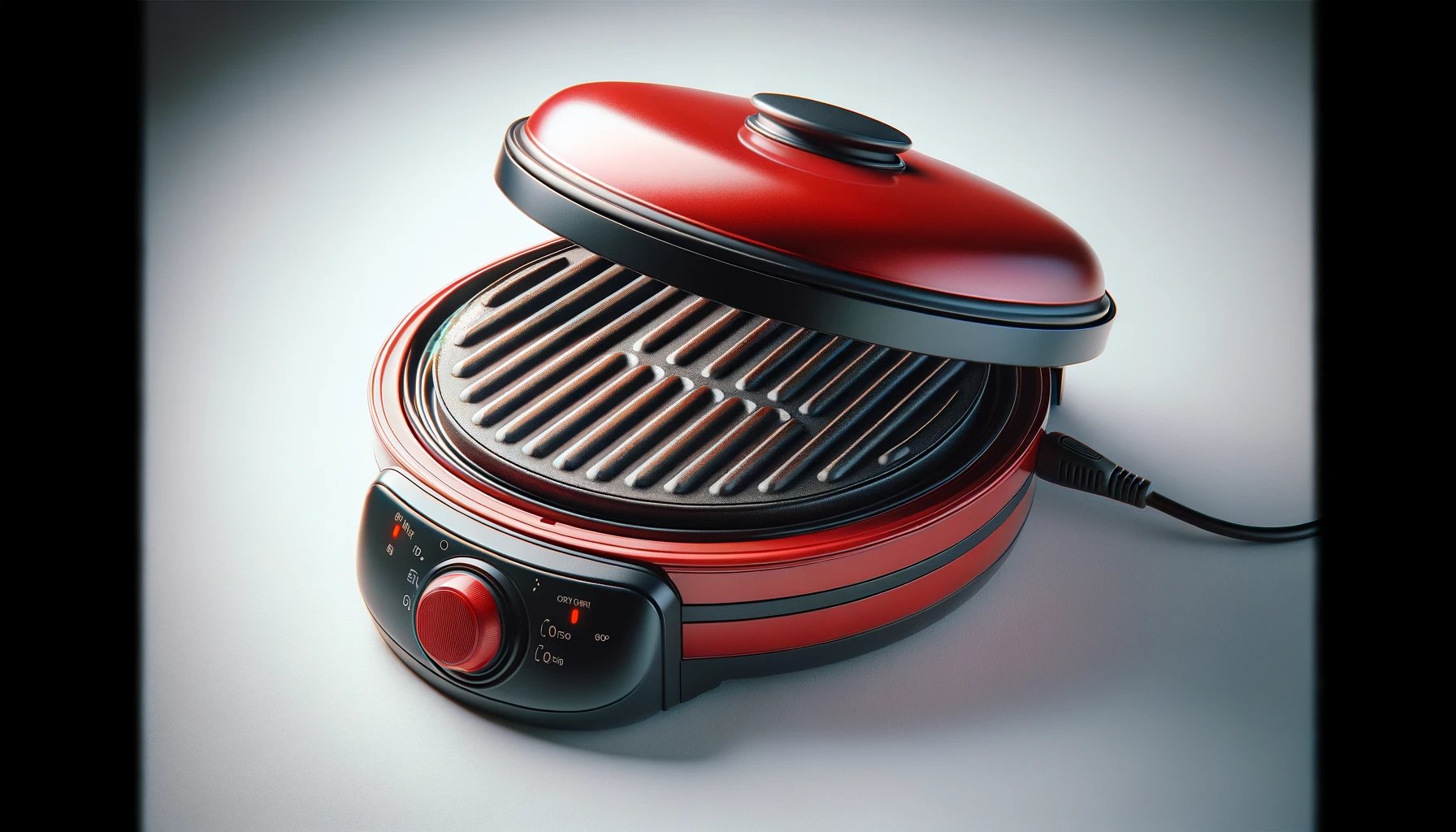 dall%c2%b7e-2024-02-05-16-27-14-an-image-of-a-round-electric-grill-with-an-open-lid-the-grill-is-red-with-a-non-stick-black-surface-and-ridges-for-grilling-the-lid-is-also-black-wi-3105320
