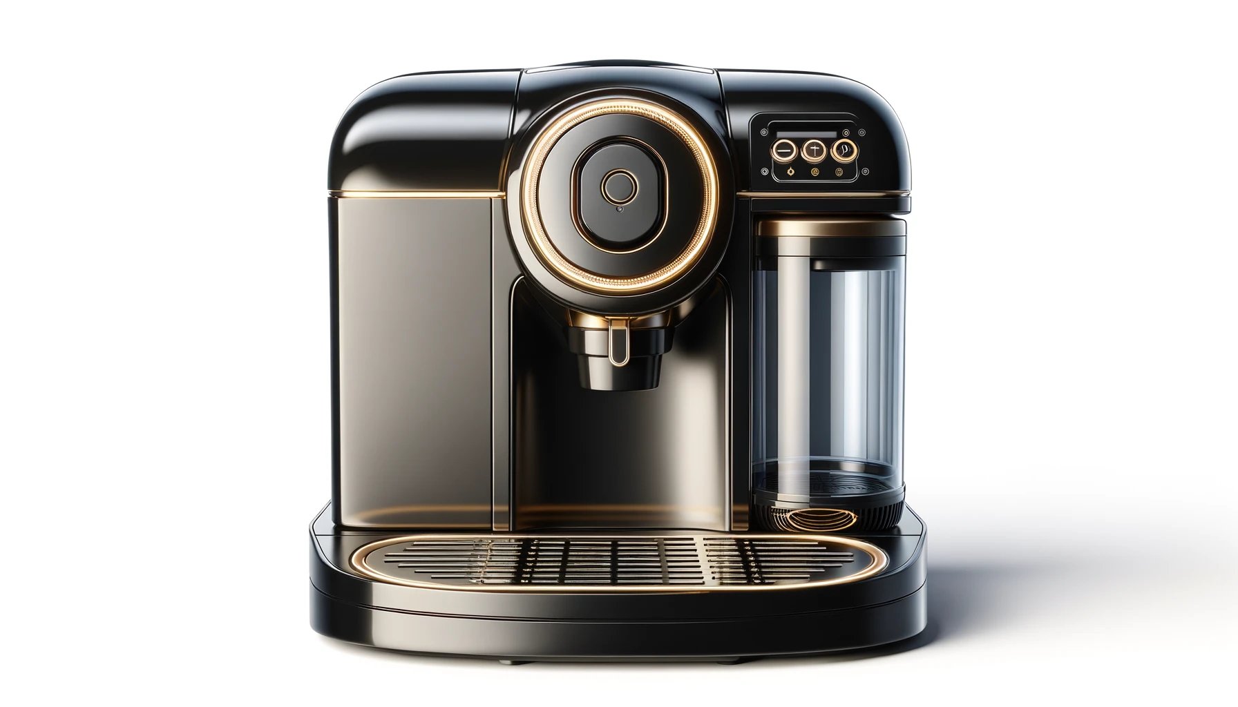 dall%c2%b7e-2024-02-06-04-53-19-a-realistic-wide-image-of-a-modern-coffee-pod-machine-in-horizontal-format-the-coffee-machine-is-sleek-and-predominantly-black-with-a-glossy-finish-7769809