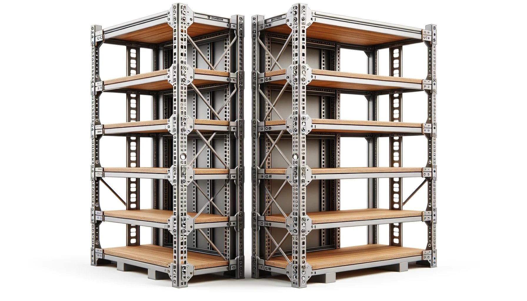 dall%c2%b7e-2024-02-06-10-34-20-two-identical-metal-shelving-units-side-by-side-designed-for-industrial-or-storage-use-each-unit-has-four-shelves-made-of-a-wood-like-material-with-6870938