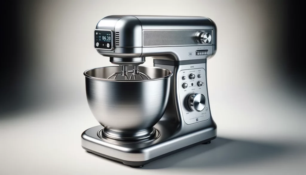 dall%c2%b7e-2024-02-06-18-40-19-a-modern-kitchen-stand-mixer-with-a-stainless-steel-bowl-and-a-silver-body-the-mixer-has-a-robust-design-with-a-tilt-head-feature-for-easy-access-to-8961284