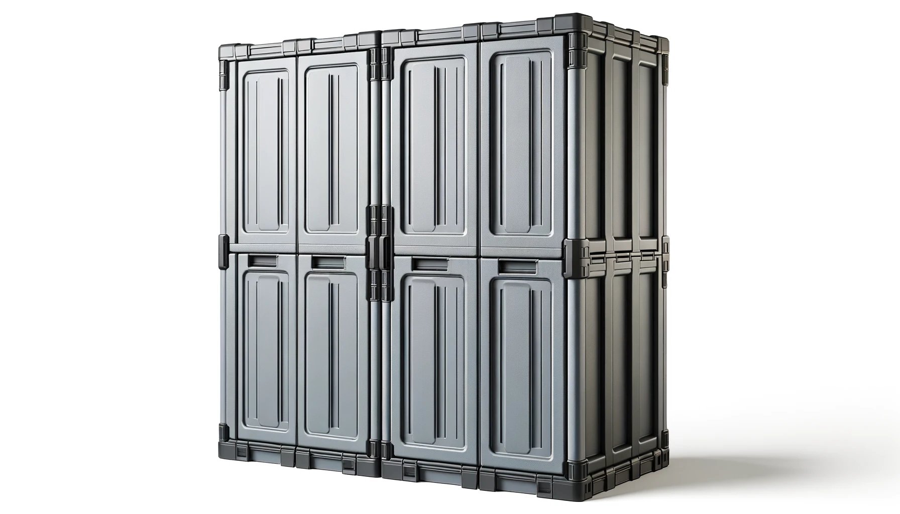 dall%c2%b7e-2024-02-07-07-17-46-a-large-plastic-storage-cabinet-for-utility-or-garage-use-isolated-on-a-white-background-the-cabinet-is-tall-with-a-dark-grey-frame-and-light-grey-9007376