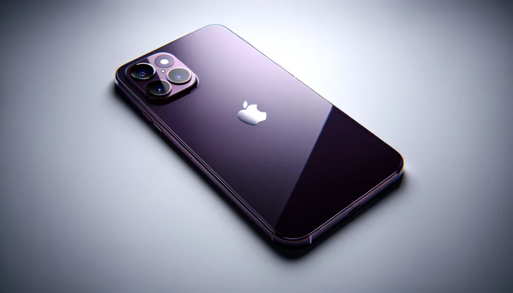 dall%c2%b7e-2024-02-08-03-26-01-a-modern-smartphone-with-a-deep-purple-hue-featuring-a-triple-lens-camera-system-arranged-in-a-triangular-pattern-on-the-back-upper-left-corner-with-3776759