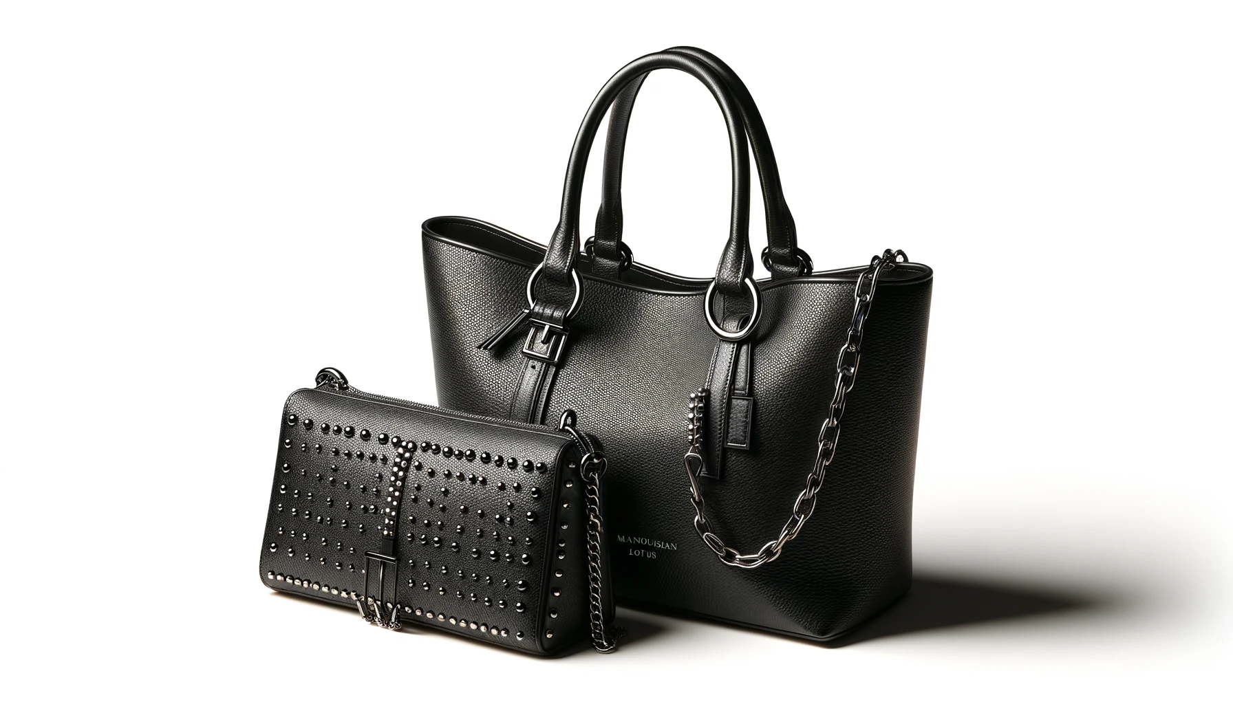DALL·E-2024-02-09-13.00.52-A-high-definition-wide-aspect-ratio-image-of-a-Manoukian-Lotus-womens-black-handbag-set.-The-set-includes-a-large-tote-bag-with-pebbled-leather-text-5144124 dall%c2%b7e-2024-02-09-13-00-52-a-high-definition-wide-aspect-ratio-image-of-a-manoukian-lotus-womens-black-handbag-set-the-set-includes-a-large-tote-bag-with-pebbled-leather-text-5144124