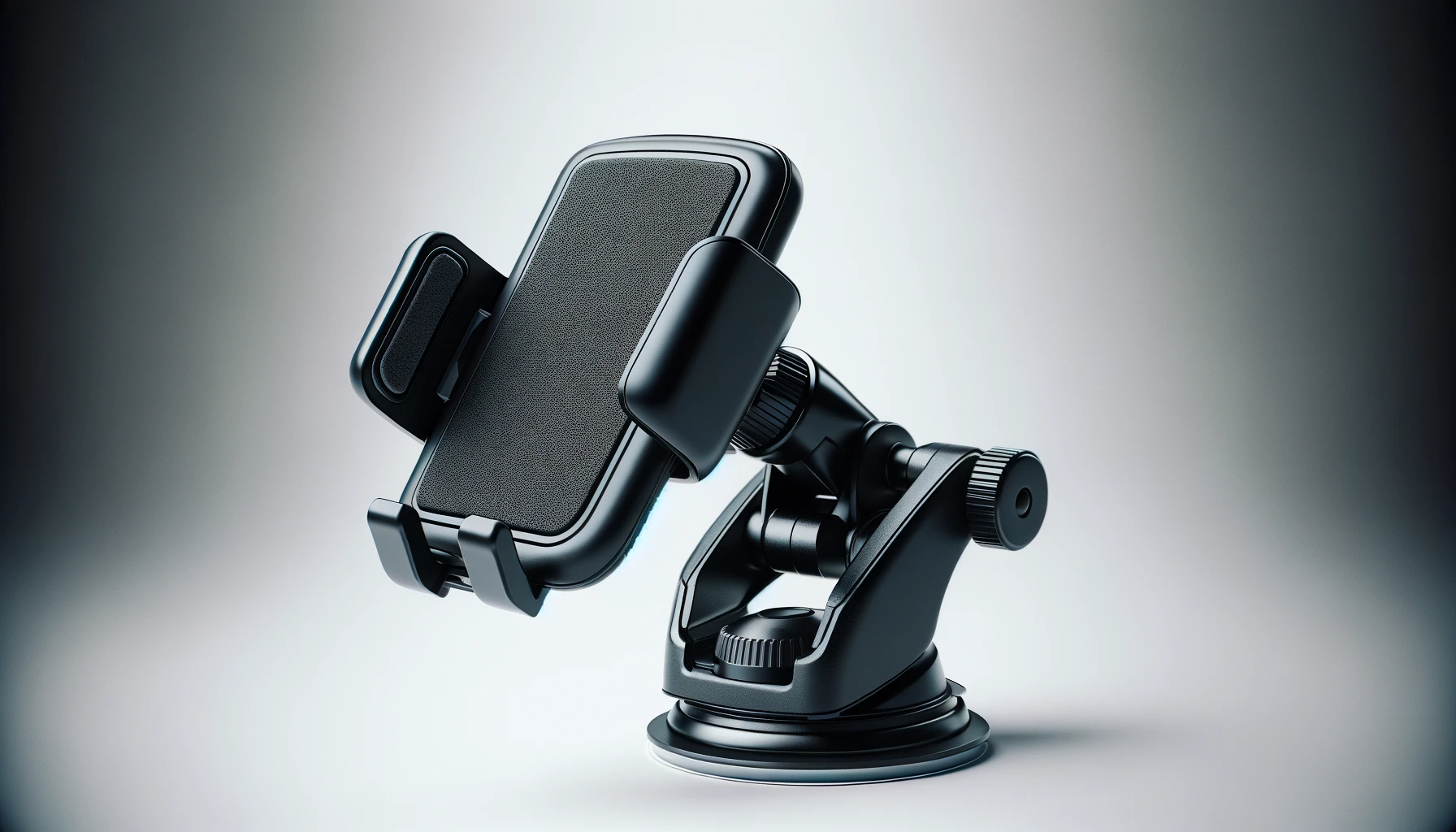 dall%c2%b7e-2024-02-11-14-38-21-a-clear-and-detailed-image-of-a-modern-black-car-phone-holder-with-a-textured-surface-mounted-on-a-suction-cup-base-the-holder-has-an-adjustable-gr-4621861