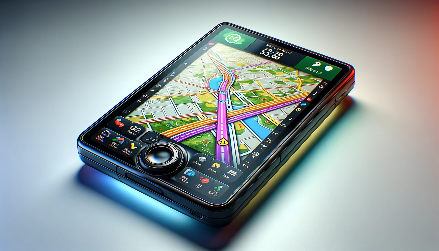 dall%c2%b7e-2024-02-11-17-35-53-a-high-quality-image-of-a-portable-gps-navigation-device-the-device-has-a-sleek-black-rectangular-body-with-rounded-corners-and-a-glossy-screen-the-4373256