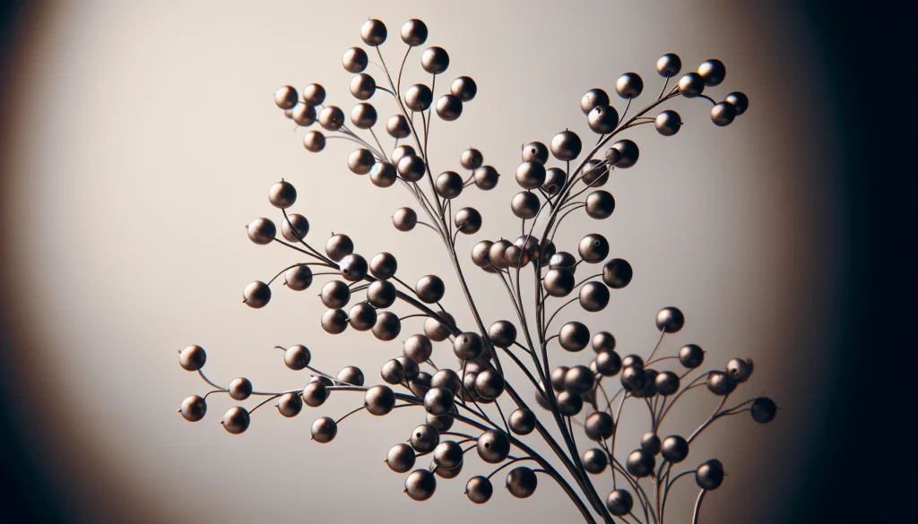 dall%c2%b7e-2024-02-11-18-40-01-create-a-16_9-image-of-a-branch-of-artificial-berries-the-branch-should-be-full-with-an-abundance-of-small-dark-metallic-berries-giving-it-a-rich-7984750