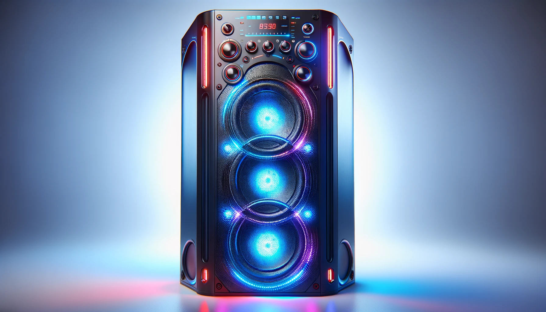 dall%c2%b7e-2024-02-12-15-27-16-a-high-resolution-image-of-a-vertical-party-speaker-system-on-a-white-background-the-speaker-is-tall-and-cylindrical-with-a-futuristic-black-design-3050022