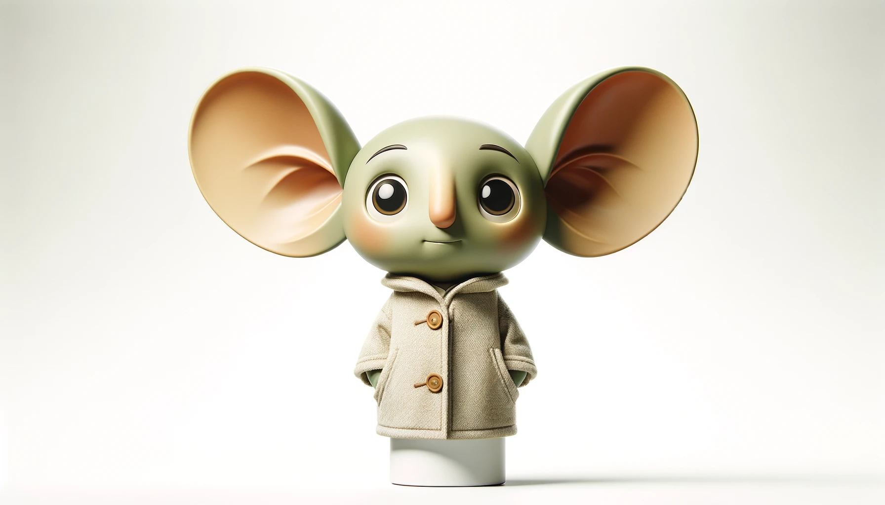 dall%c2%b7e-2024-02-12-16-03-06-create-an-image-of-a-toy-figure-with-large-expressive-ears-big-eyes-and-a-small-nose-it-should-be-wearing-a-beige-coat-with-a-high-collar-and-stand-4649354