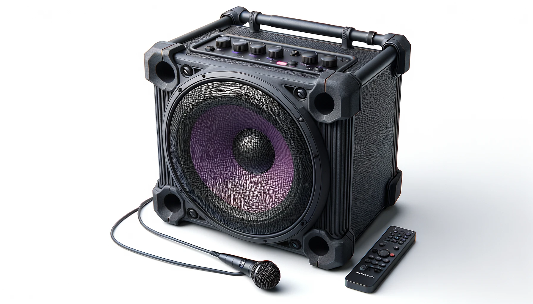 dall%c2%b7e-2024-02-12-17-50-54-a-digital-image-of-a-modern-portable-speaker-system-on-an-isolated-white-background-the-speaker-is-primarily-black-with-a-textured-front-grill-allowi-2508737