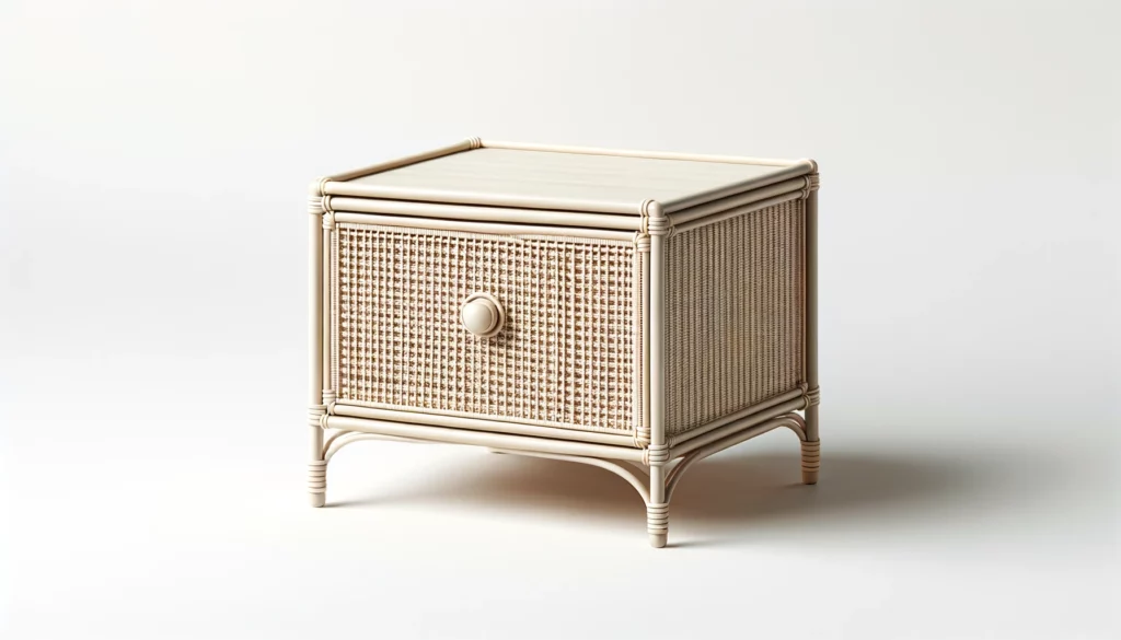 dall%c2%b7e-2024-02-12-18-55-12-create-a-16_9-image-of-a-single-drawer-storage-unit-with-beige-rattan-cane-weaving-the-unit-should-feature-a-smooth-flat-top-surface-and-a-drawer-wi-7214597