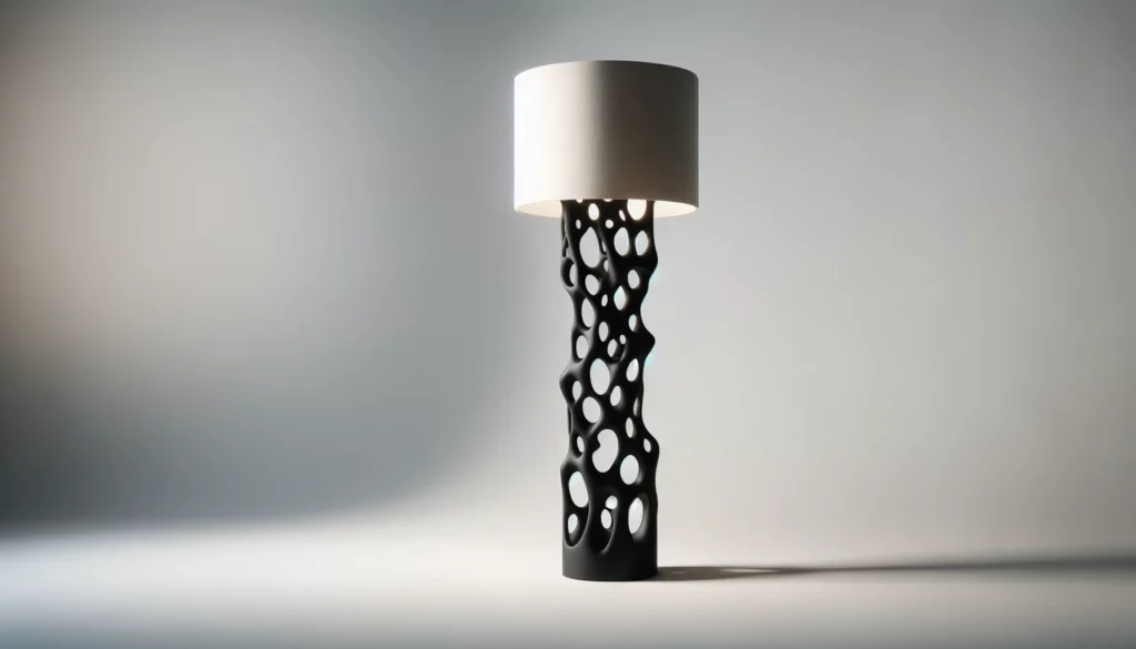 dall%c2%b7e-2024-02-12-23-22-11-a-contemporary-floor-lamp-with-a-unique-sculptural-black-base-the-base-is-tall-and-irregularly-shaped-with-natural-abstract-cut-outs-that-give-it-a-5263541