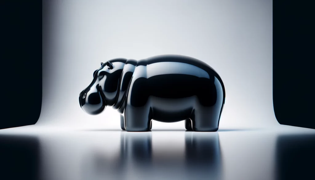 dall%c2%b7e-2024-02-12-23-42-30-a-minimalist-sculpture-of-a-hippopotamus-designed-with-smooth-curves-and-a-glossy-black-finish-the-sculpture-is-stylized-with-a-focus-on-the-silhoue-1460337