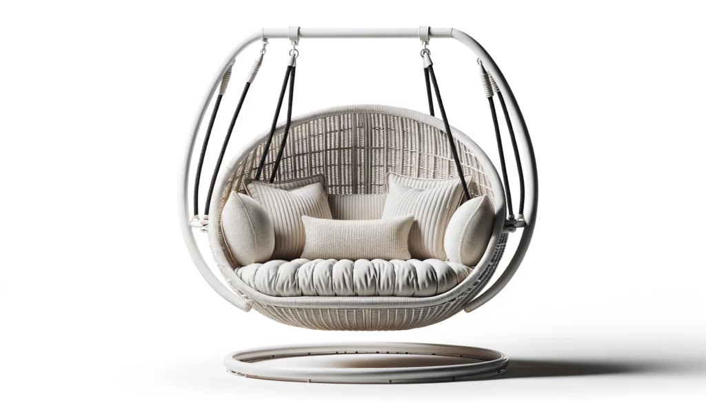 dall%c2%b7e-2024-02-12-23-54-23-a-luxurious-outdoor-swing-chair-with-a-sturdy-white-metal-frame-and-a-round-woven-rattan-seat-the-chair-hangs-securely-from-the-frame-with-strong-bl-4294766