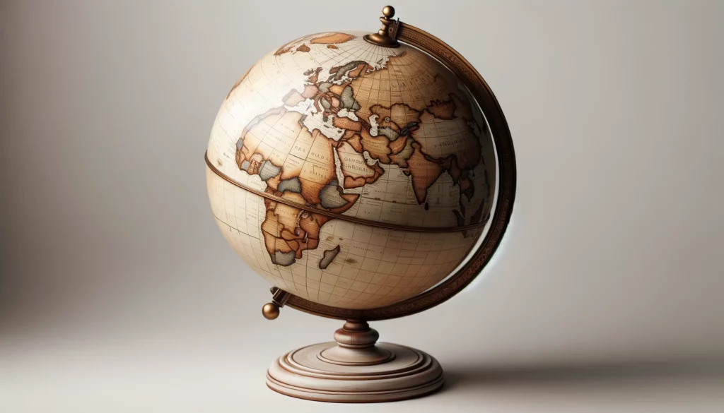 dall%c2%b7e-2024-02-13-02-27-06-a-vintage-style-world-globe-on-a-wooden-stand-the-globe-is-designed-with-a-classic-color-palette-featuring-antique-beige-oceans-and-countries-in-var-4316258