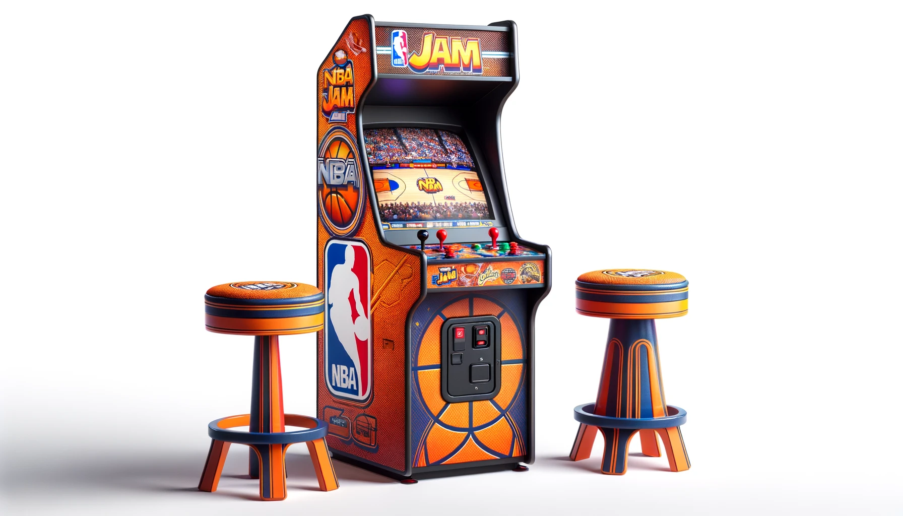 dall%c2%b7e-2024-02-13-08-00-50-image-of-a-classic-arcade-game-machine-with-a-basketball-theme-accompanied-by-a-matching-stool-the-arcade-cabinet-is-tall-and-features-vibrant-orang-5487648