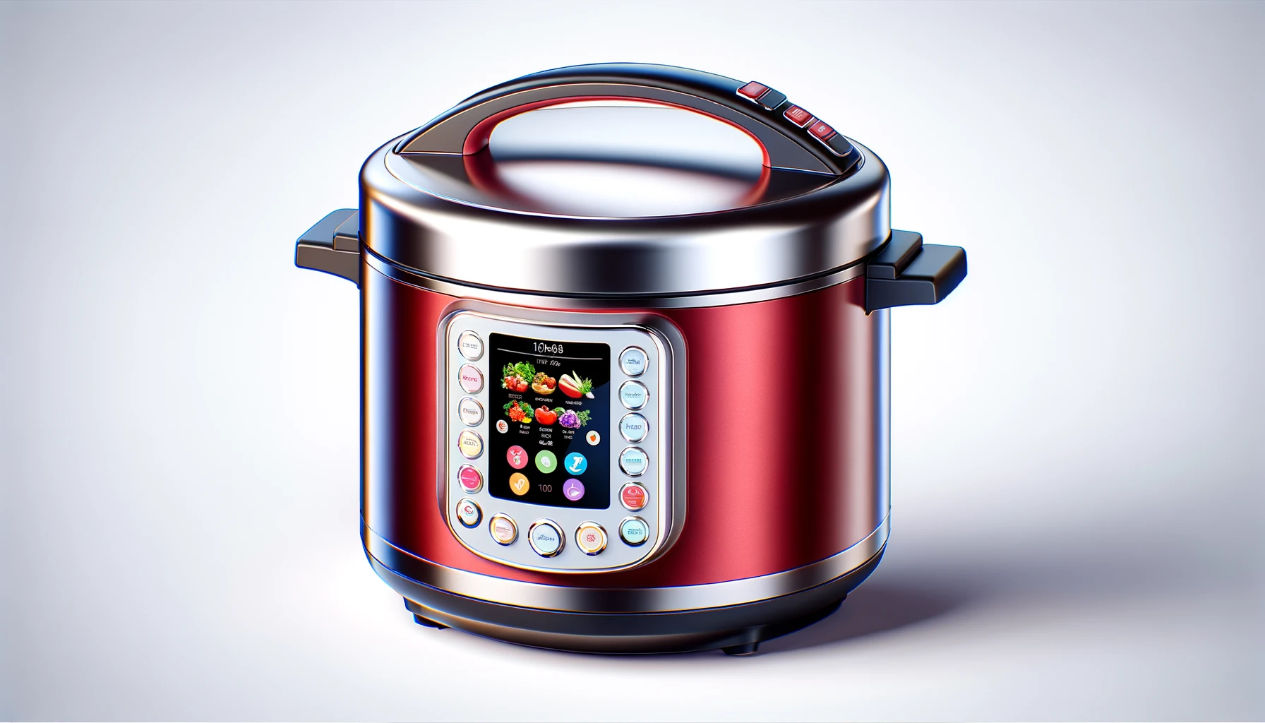 dall%c2%b7e-2024-02-13-10-11-34-create-a-16_9-full-hd-image-of-an-electric-pressure-cooker-with-an-interactive-display-the-cooker-should-have-a-vibrant-red-finish-with-a-reflective-8545535
