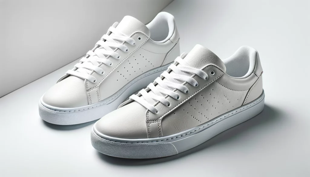 dall%c2%b7e-2024-02-13-20-32-55-create-an-image-of-a-pair-of-all-white-classic-low-top-sneakers-the-sneakers-should-have-a-sleek-leather-finish-with-a-minimalist-design-the-toe-box-2628034