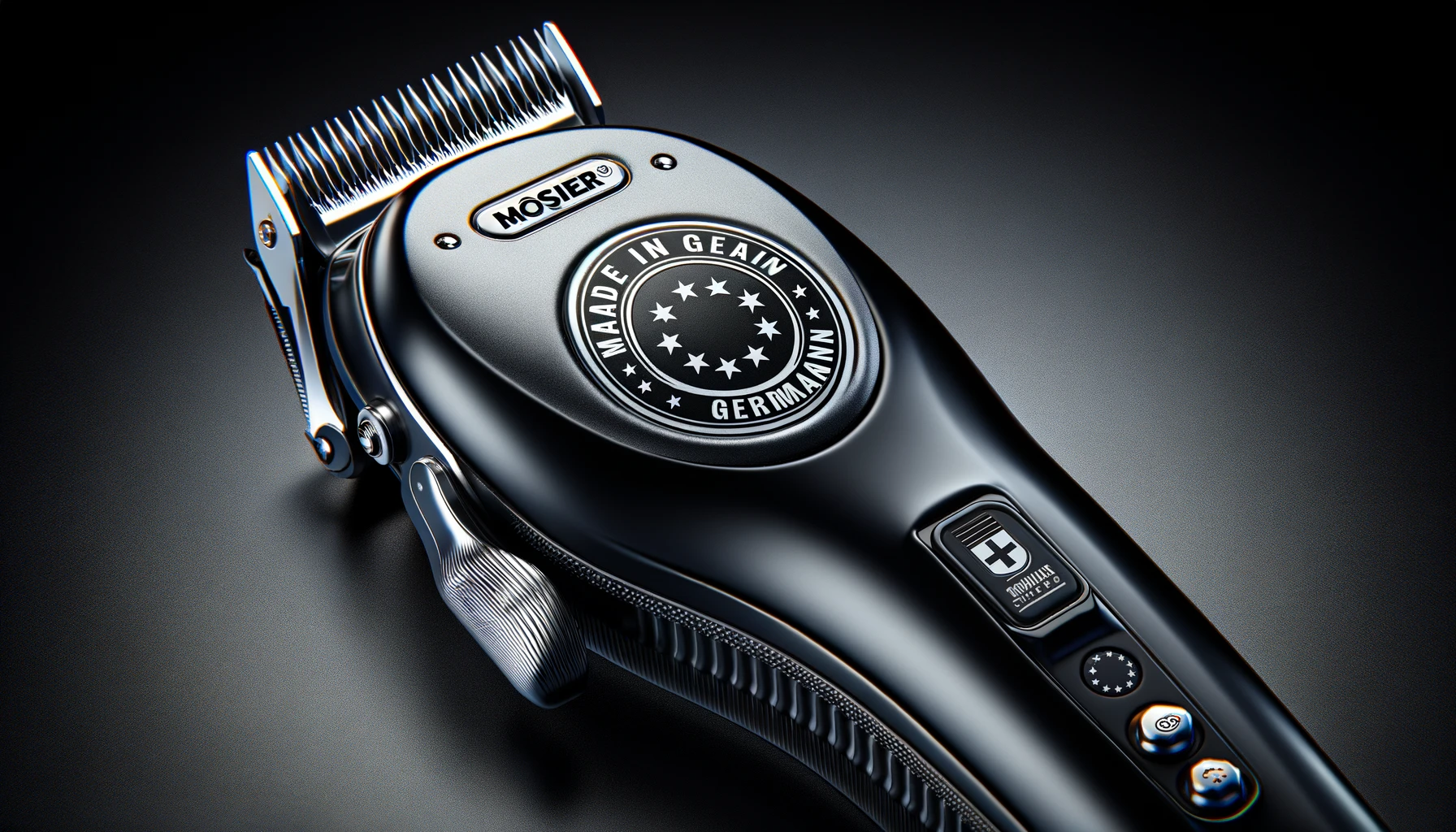 dall%c2%b7e-2024-02-14-09-33-23-a-professional-black-hair-clipper-with-a-sleek-design-prominently-displaying-made-in-germany-signifying-its-quality-the-clipper-has-a-matte-finish-3573656