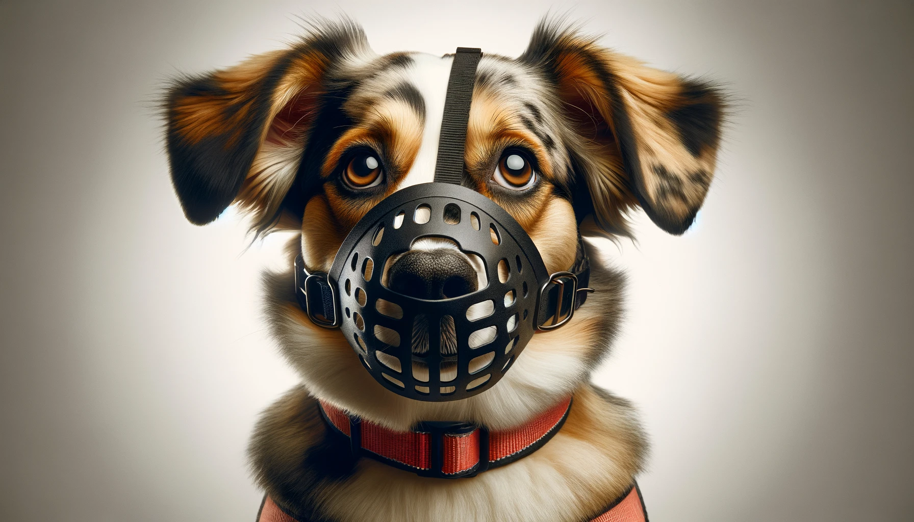 dall%c2%b7e-2024-02-14-10-49-29-create-a-16_9-full-hd-image-of-a-dog-wearing-a-muzzle-the-dog-has-a-tricolor-coat-primarily-beige-with-black-and-white-patches-it-has-large-flopp-2148096