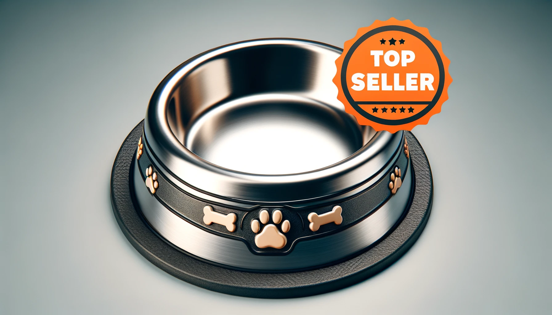 dall%c2%b7e-2024-02-14-11-52-33-create-a-16_9-full-hd-image-of-a-stainless-steel-pet-bowl-the-bowl-has-a-shiny-reflective-surface-with-a-black-non-slip-rubber-base-there-are-embos-6639684