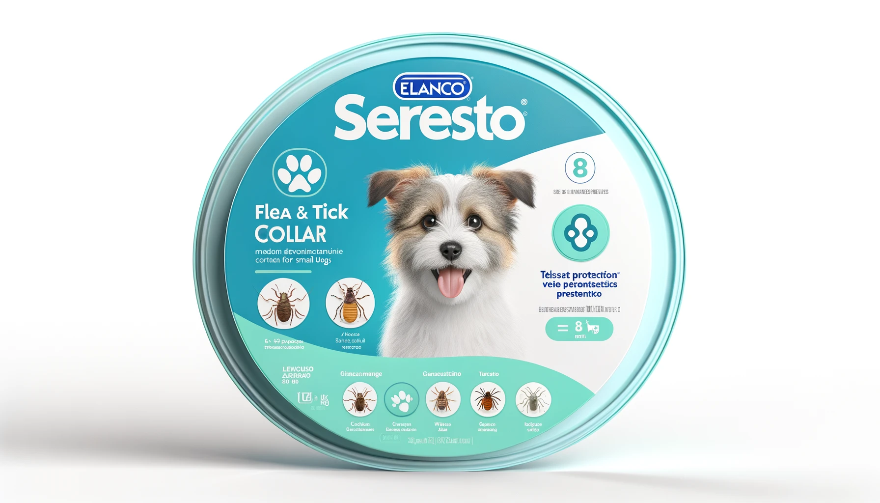 dall%c2%b7e-2024-02-14-12-09-44-create-a-16_9-full-hd-image-of-a-circular-flea-and-tick-collar-packaging-for-small-dogs-the-packaging-is-predominantly-white-with-a-teal-blue-header-8559021